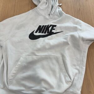 Nike Gray Hoodie with Black Logo
